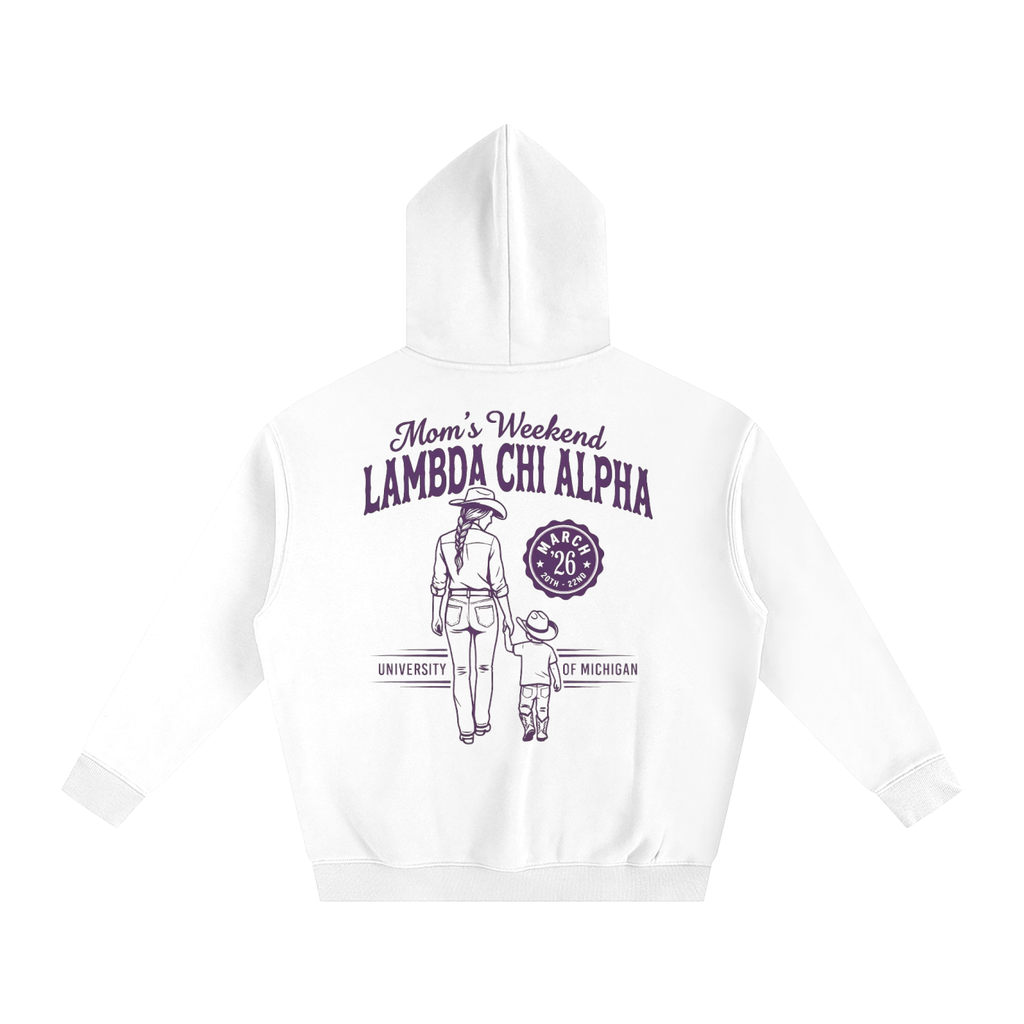 LXA Mom's Weekend Heavyweight Fleeced Hoodie 3