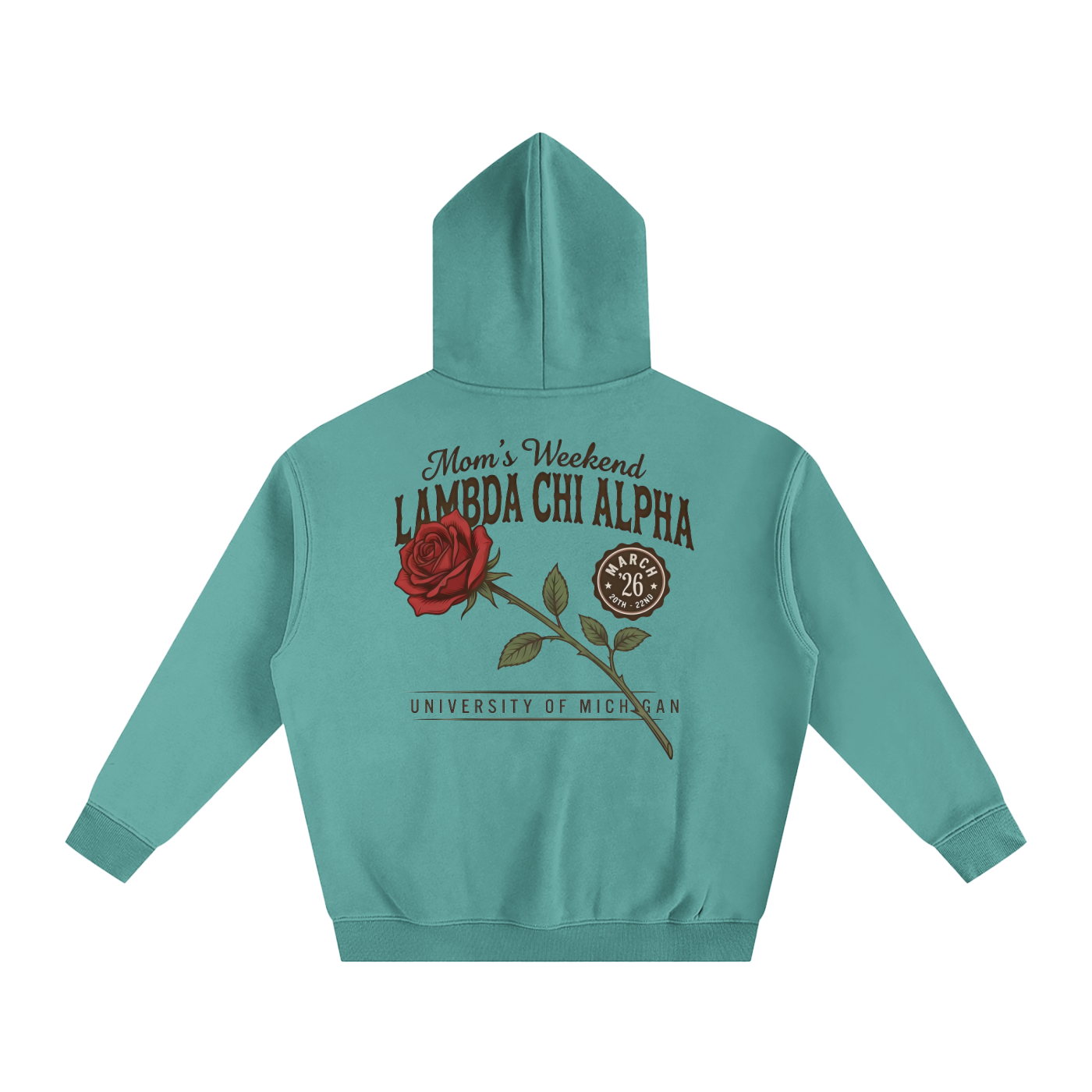 LXA Mom's Weekend Heavyweight Fleeced Hoodie 2