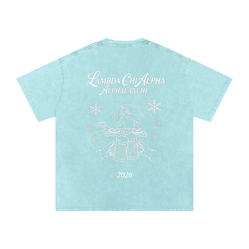 Alphalanche Snow Washed Oversized Cotton T-Shirt