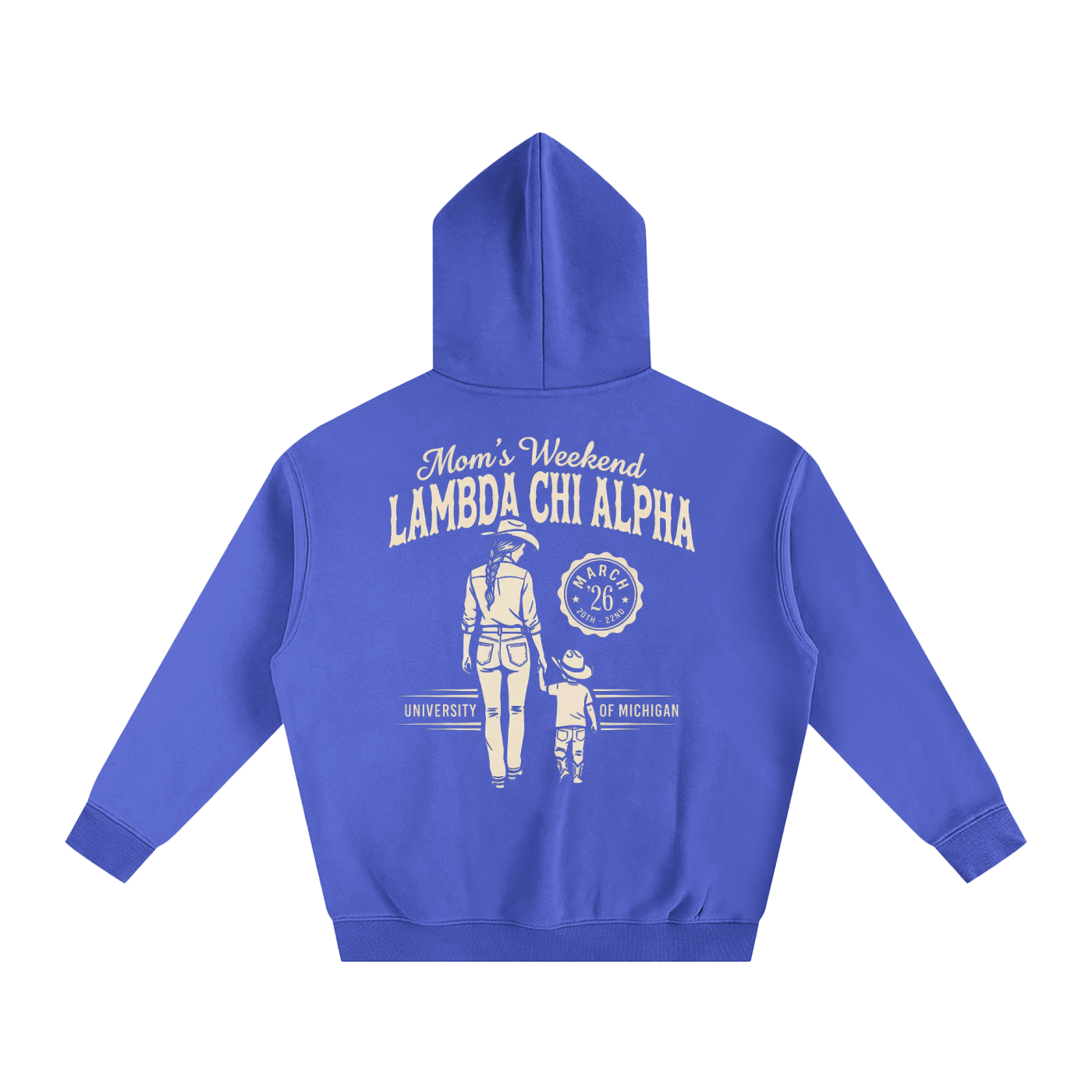 LXA Mom's Weekend Heavyweight Fleeced Hoodie
