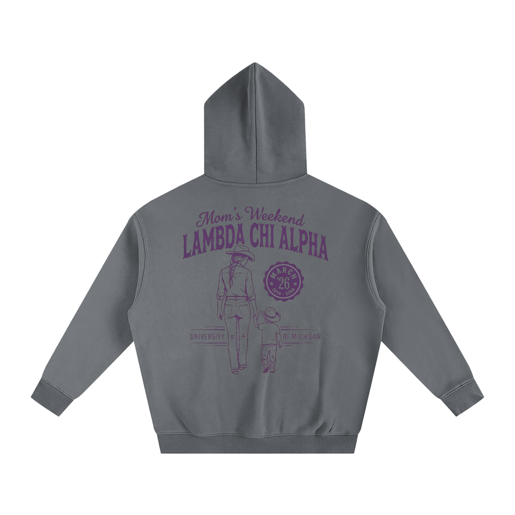 LXA Mom's Weekend Heavyweight Fleeced Hoodie 3
