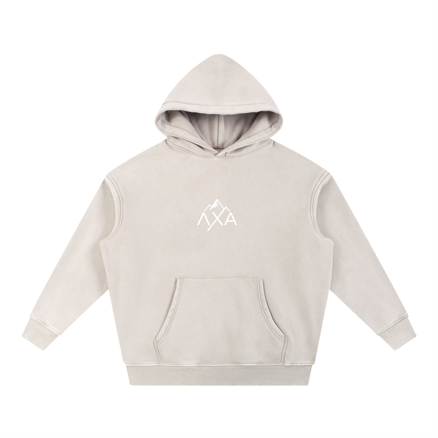 LXA Alphalanche Snow Wash Fleece Oversize Hoodie