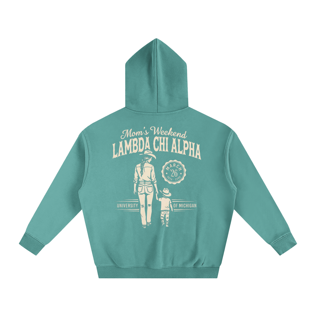 LXA Mom's Weekend Heavyweight Fleeced Hoodie