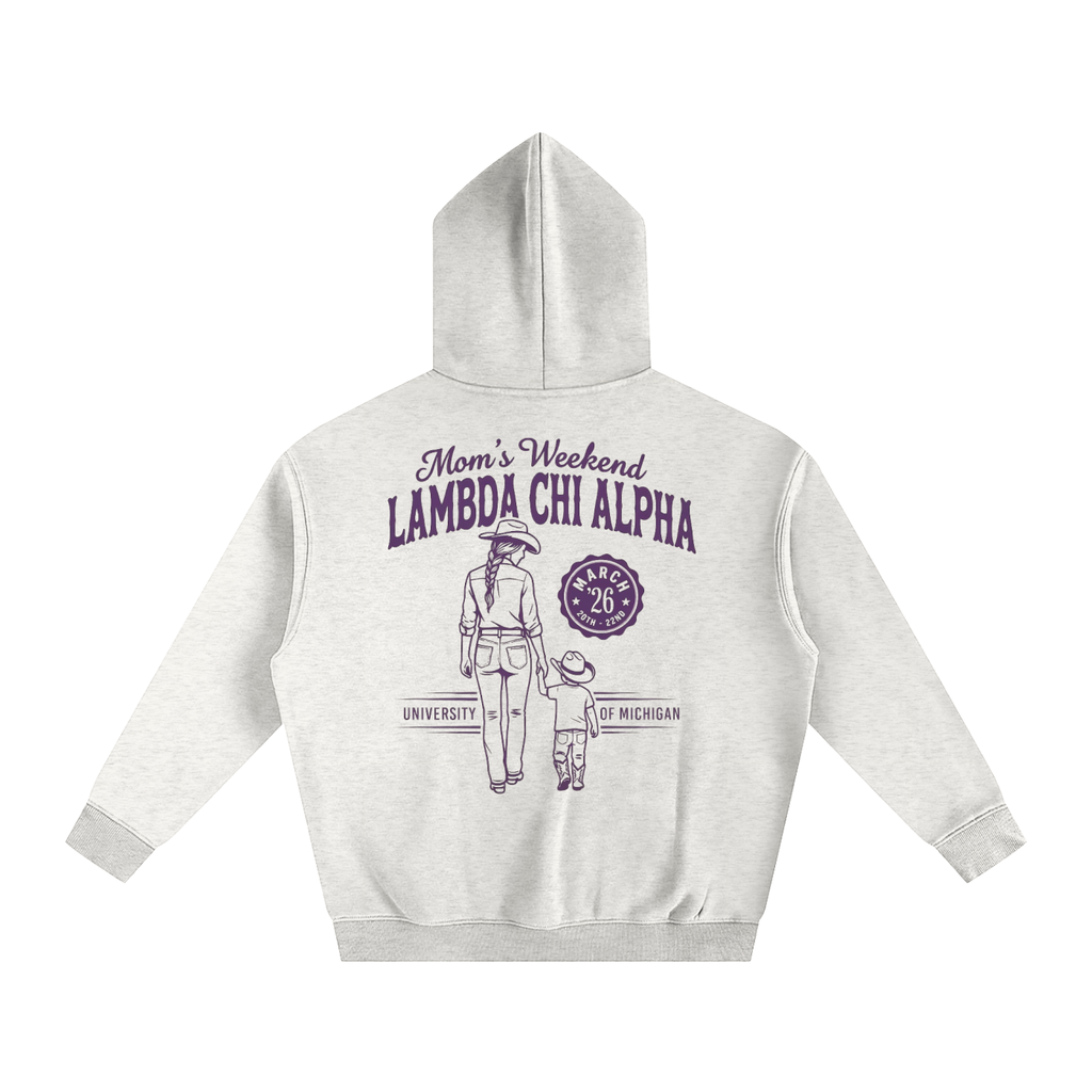 LXA Mom's Weekend Heavyweight Fleeced Hoodie 3