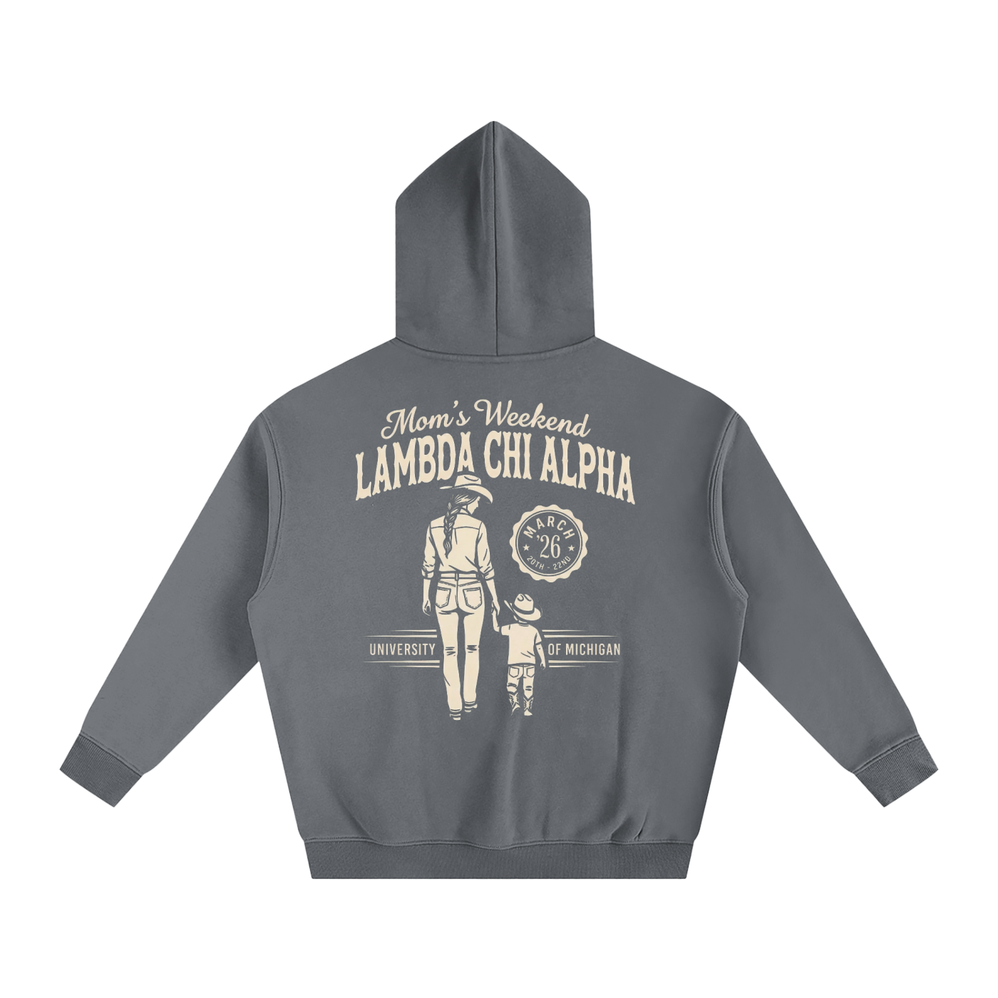 LXA Mom's Weekend Heavyweight Fleeced Hoodie