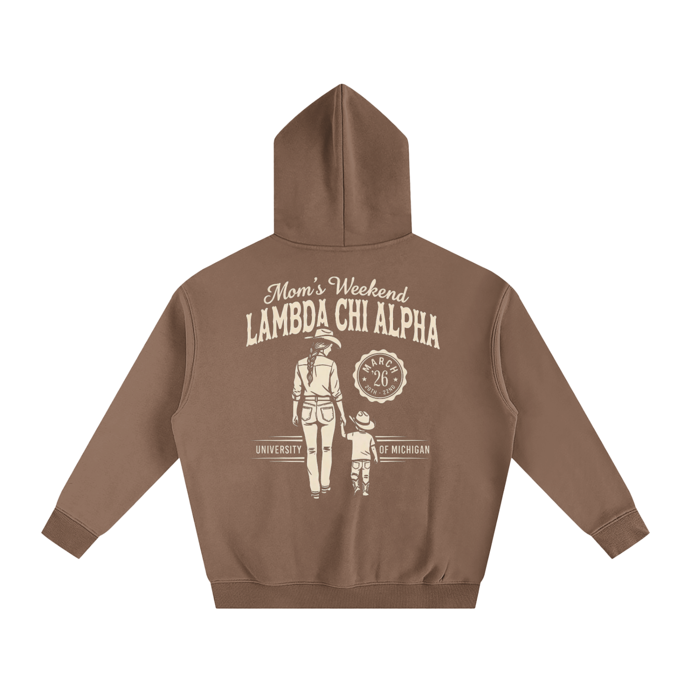 LXA Mom's Weekend Heavyweight Fleeced Hoodie