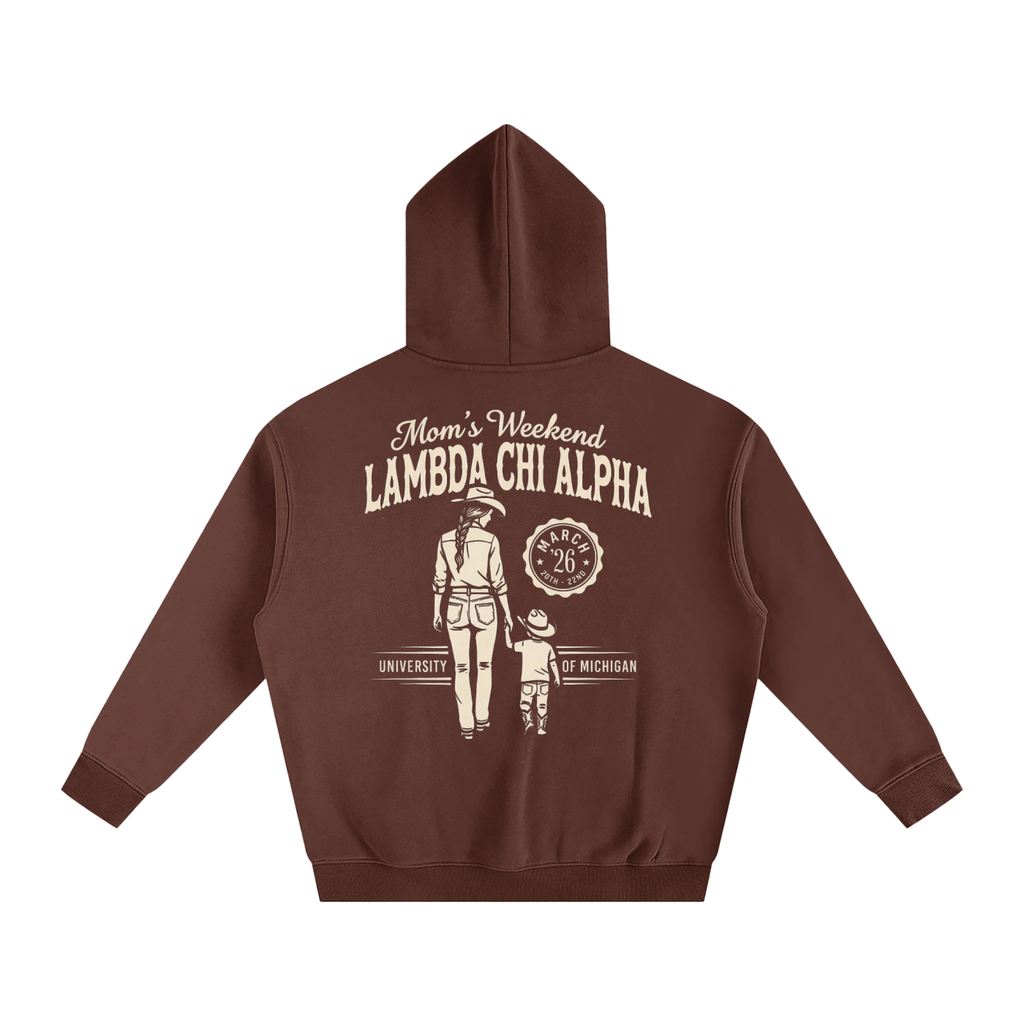 LXA Mom's Weekend Heavyweight Fleeced Hoodie