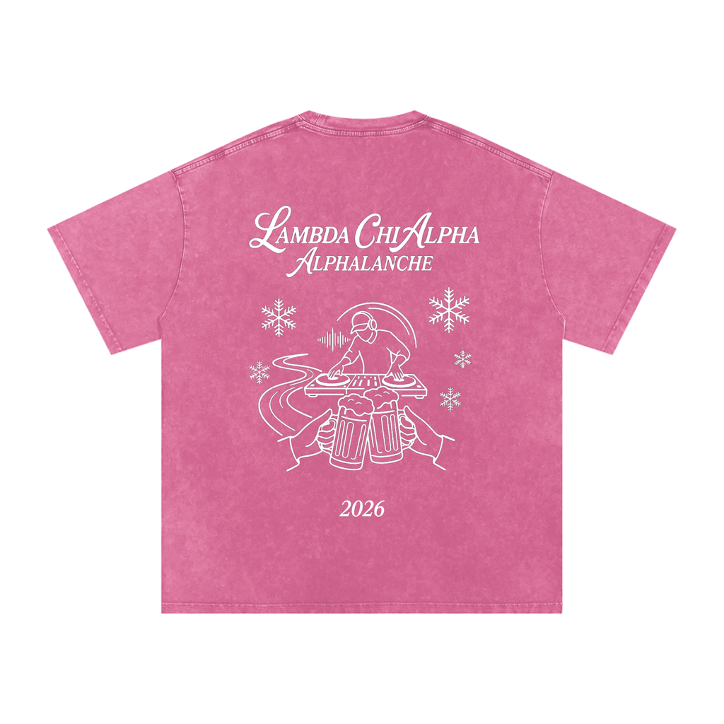 Alphalanche Snow Washed Oversized Cotton T-Shirt