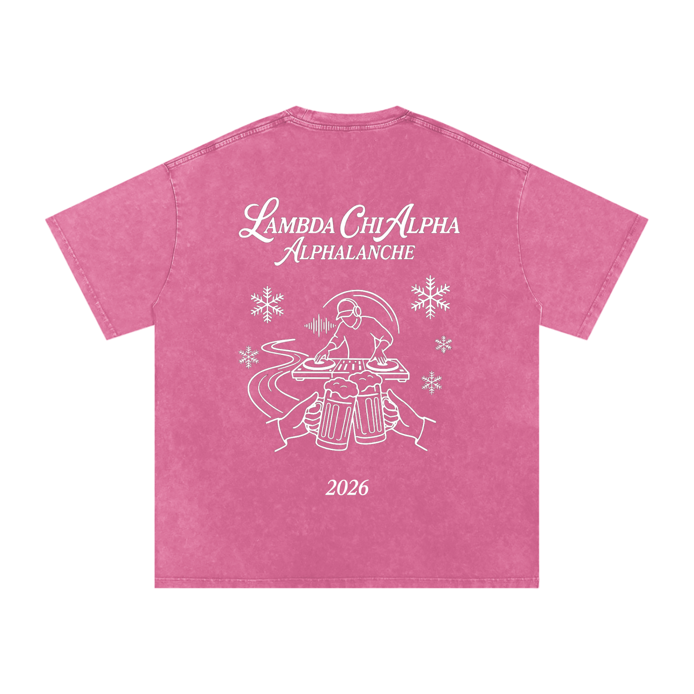 Alphalanche Snow Washed Oversized Cotton T-Shirt