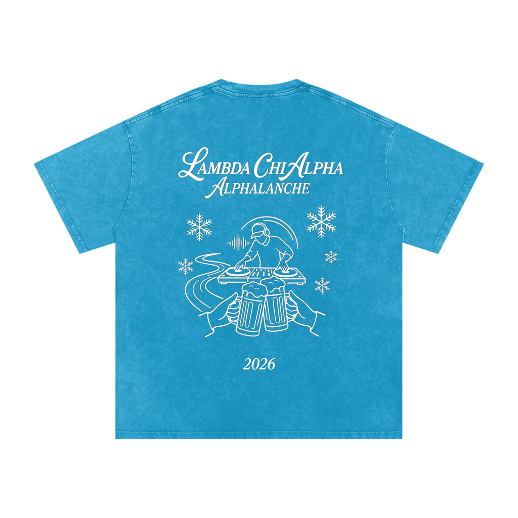 Alphalanche Snow Washed Oversized Cotton T-Shirt