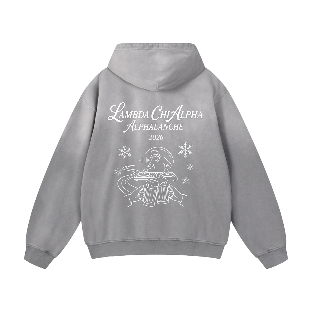 LXA Alphalanche Heavyweight Sunfade Oversized Hoodie