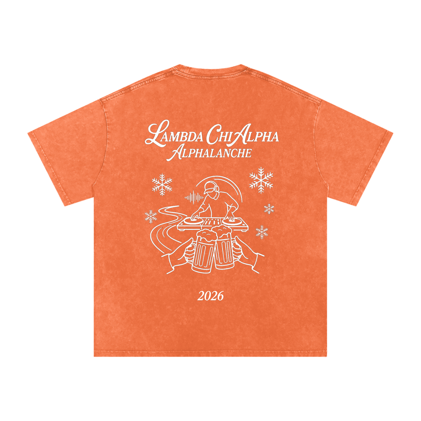 Alphalanche Snow Washed Oversized Cotton T-Shirt