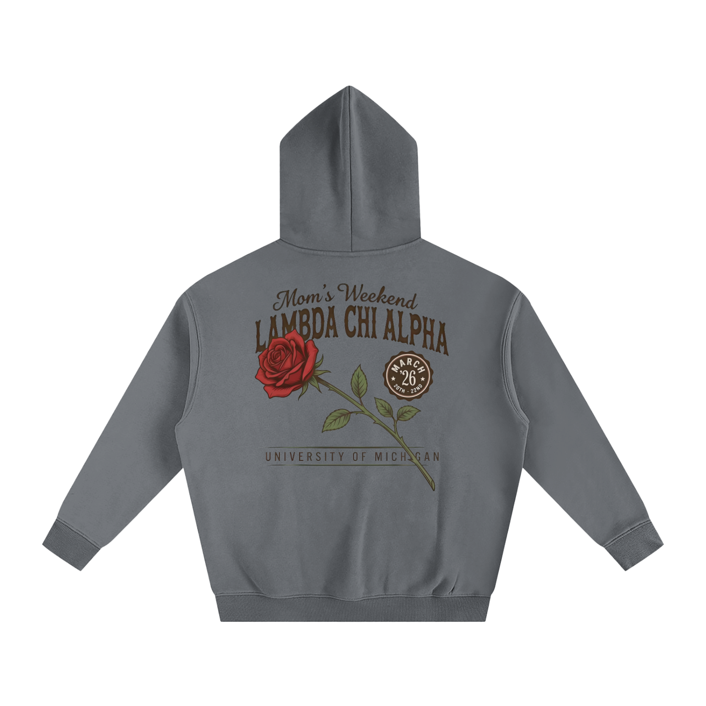 LXA Mom's Weekend Heavyweight Fleeced Hoodie 2