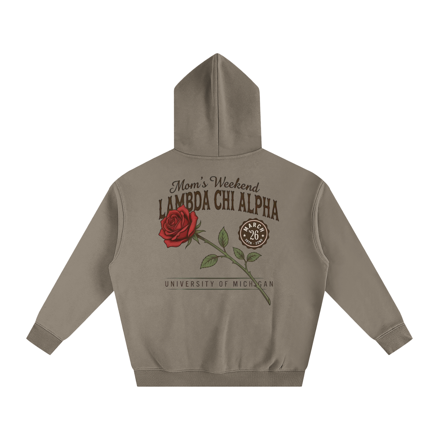 LXA Mom's Weekend Heavyweight Fleeced Hoodie 2