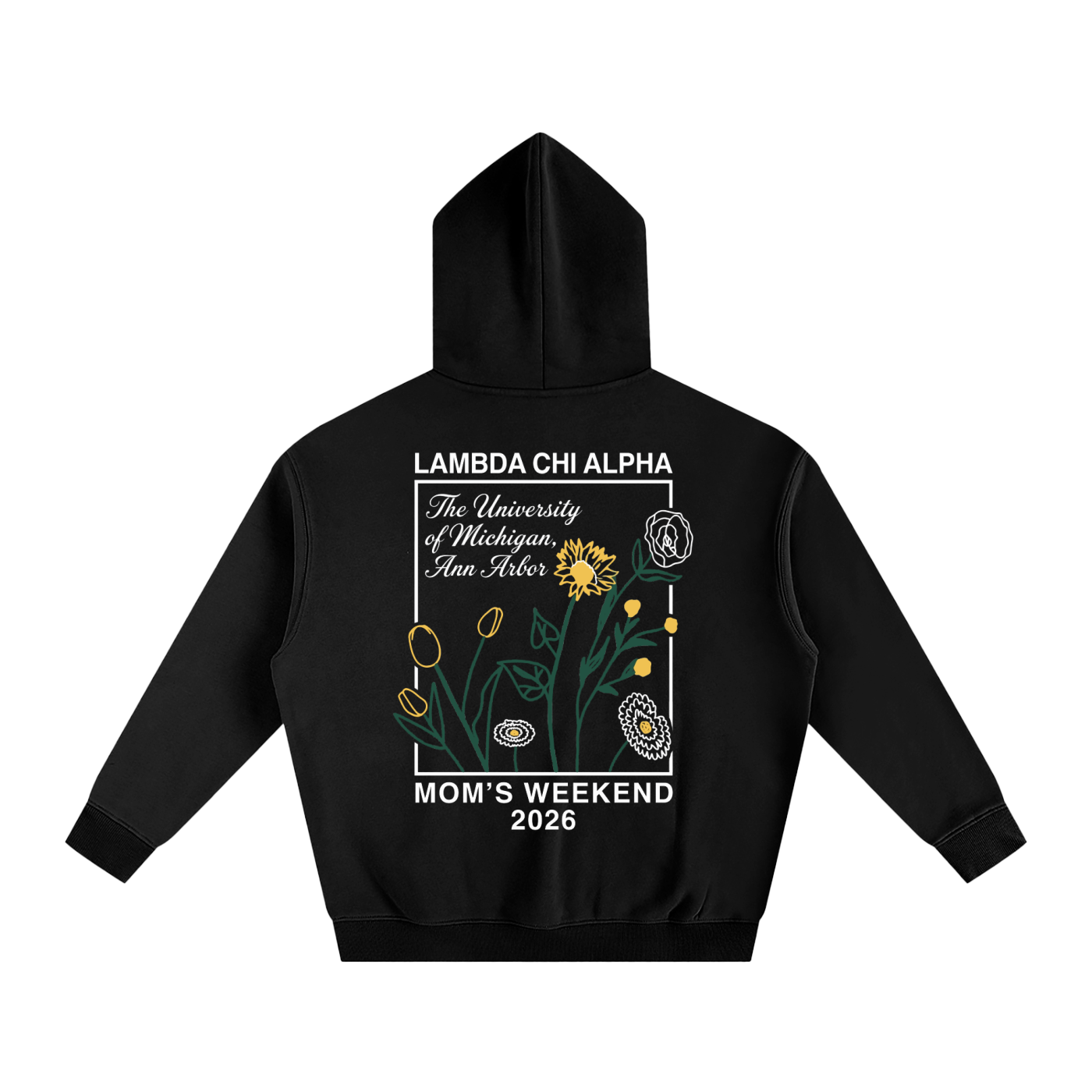 LXA Mom's Weekend Heavyweight Hoodie 1
