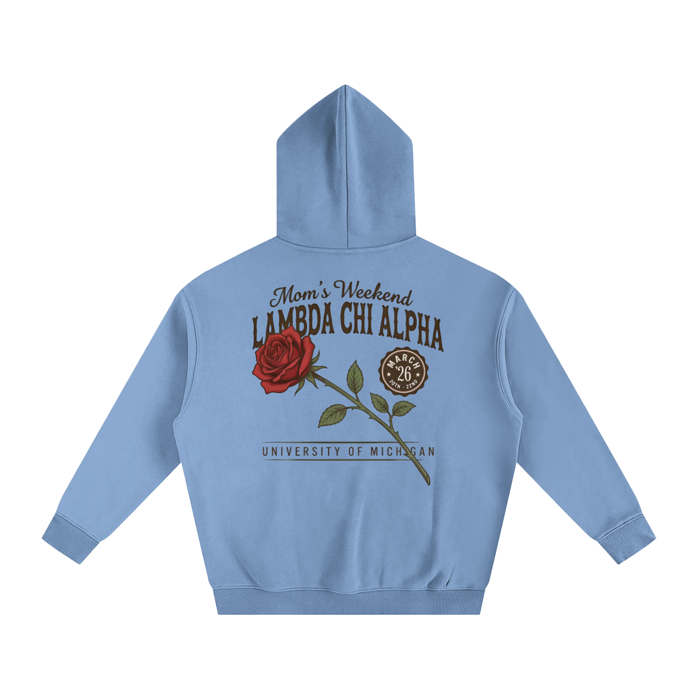 LXA Mom's Weekend Heavyweight Fleeced Hoodie 2