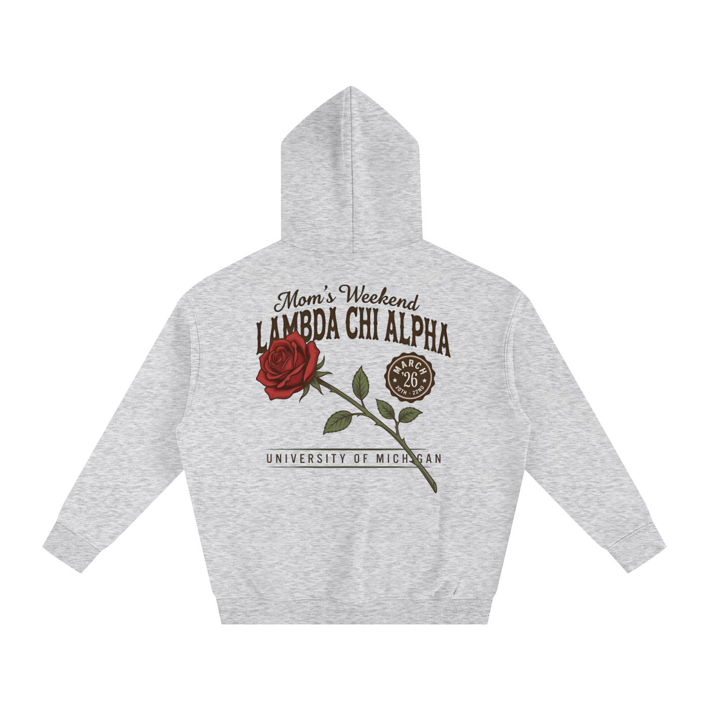 LXA Mom's Weekend Heavyweight Fleeced Hoodie 2