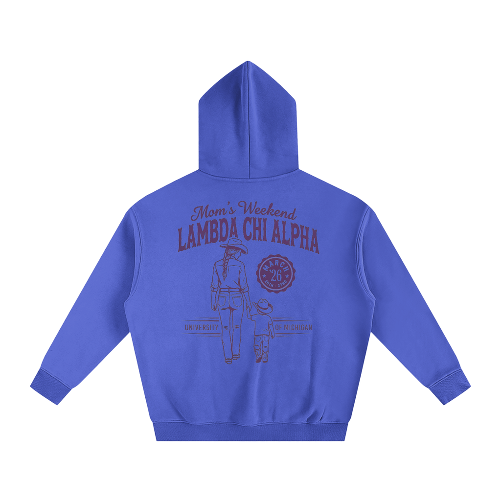 LXA Mom's Weekend Heavyweight Fleeced Hoodie 3