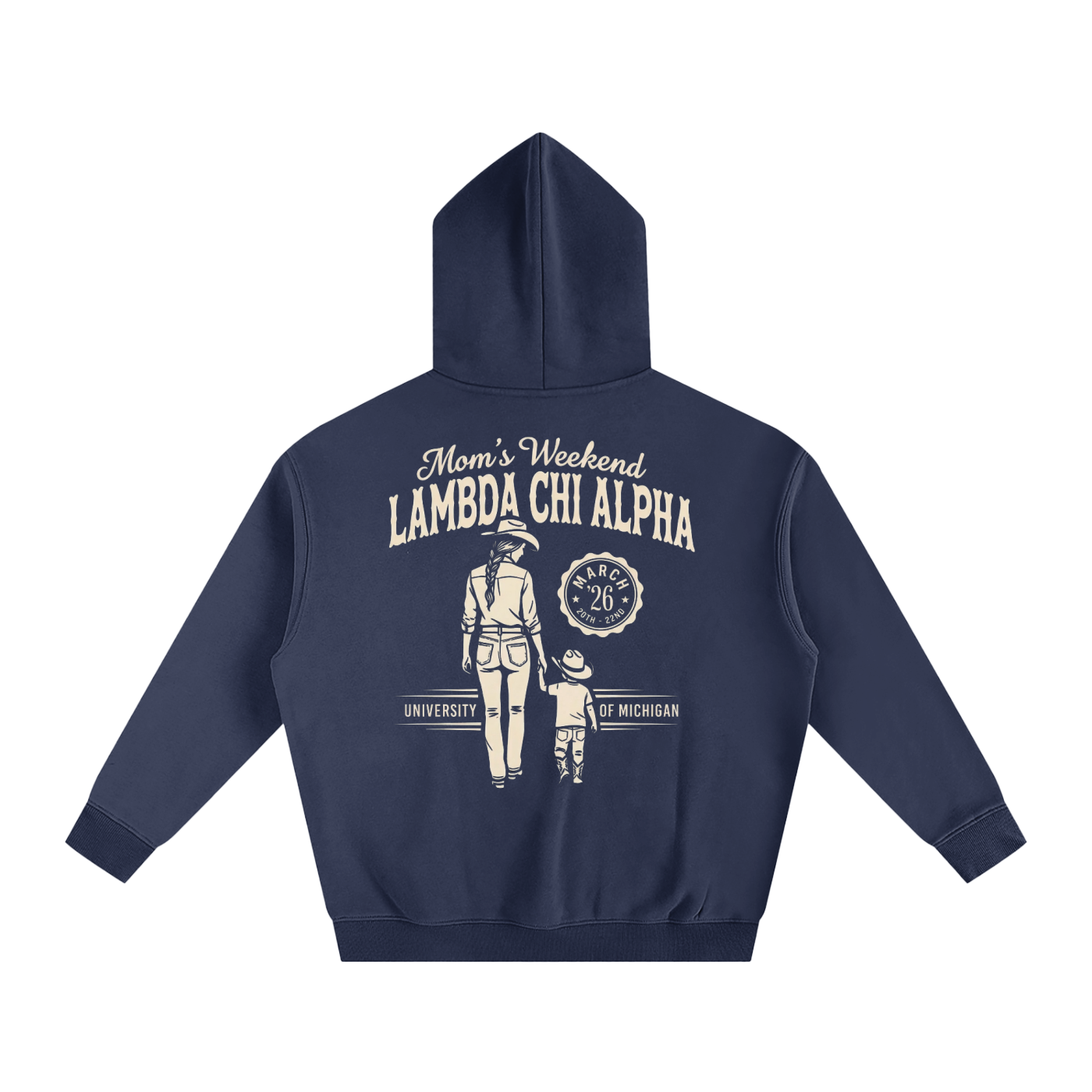 LXA Mom's Weekend Heavyweight Fleeced Hoodie