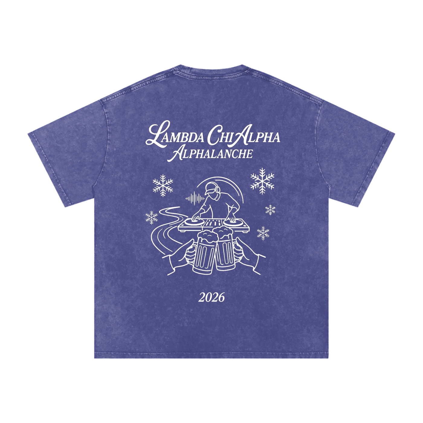 Alphalanche Snow Washed Oversized Cotton T-Shirt