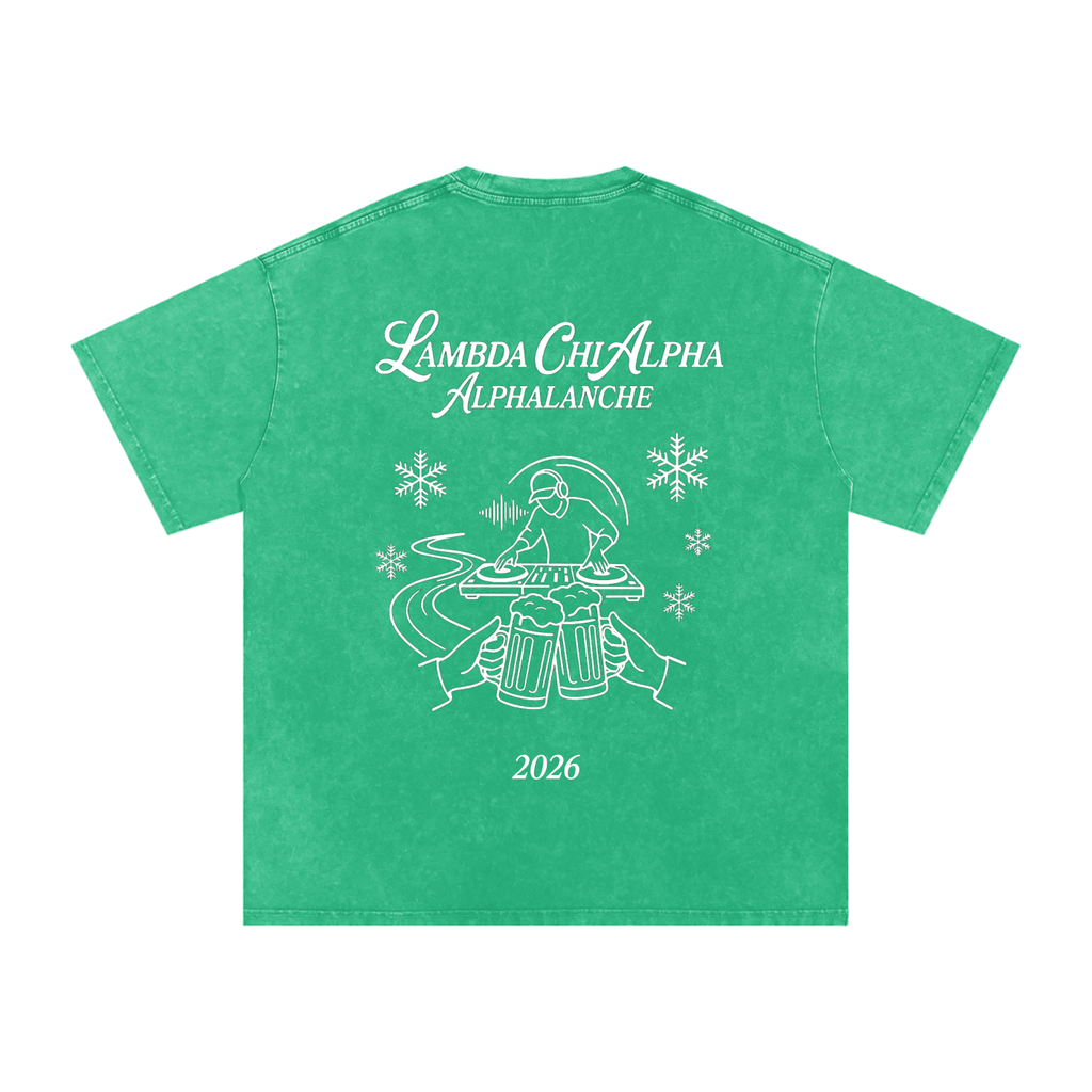 Alphalanche Snow Washed Oversized Cotton T-Shirt