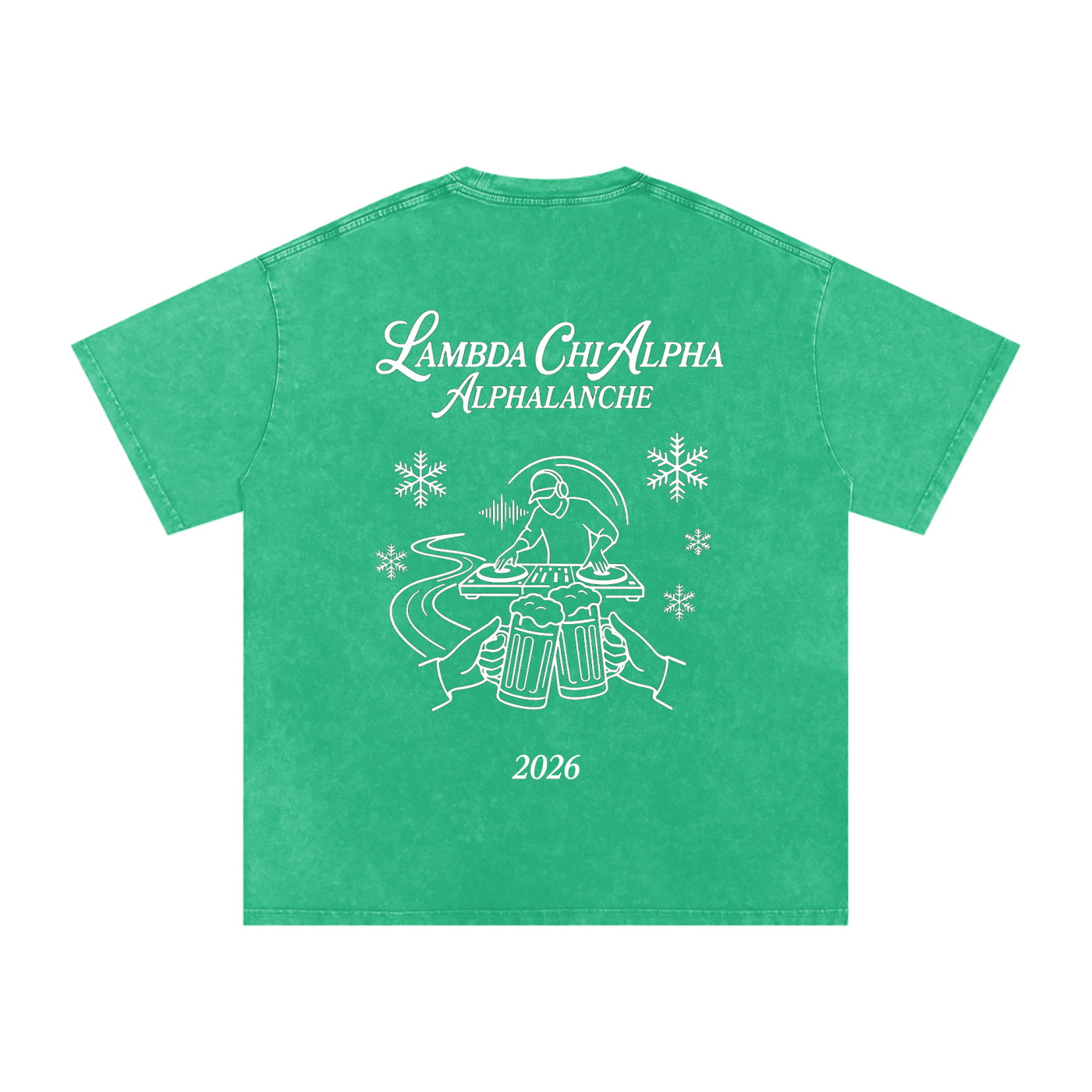 Alphalanche Snow Washed Oversized Cotton T-Shirt
