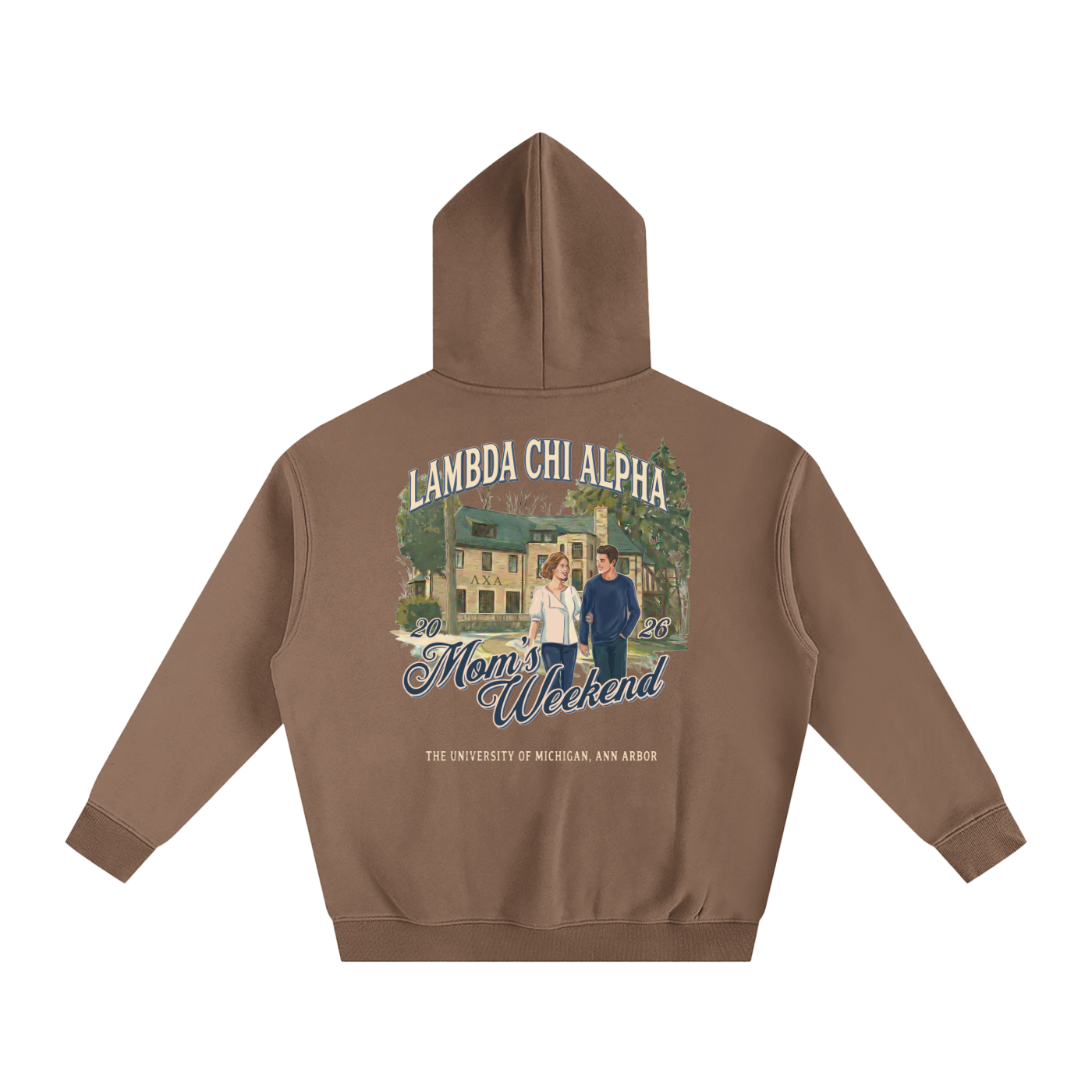 LXA 1530 Mom's Weekend Heavyweight Fleeced Hoodie