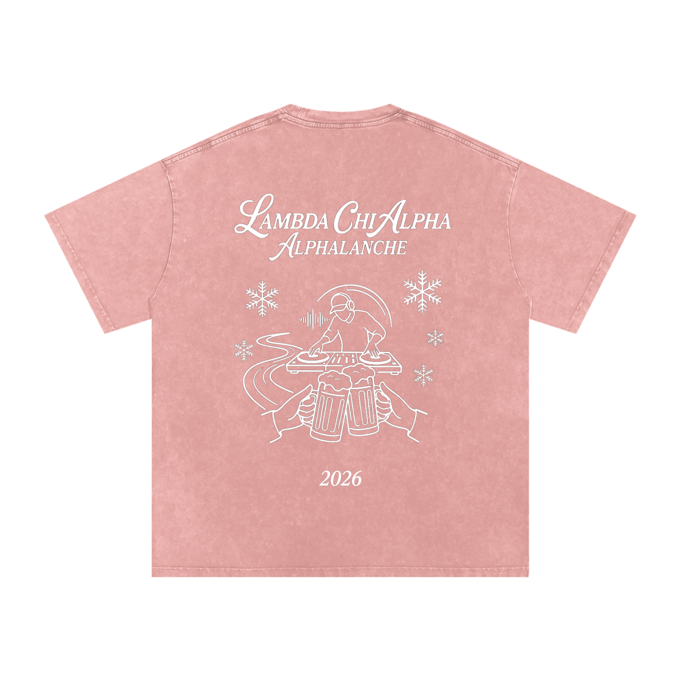 Alphalanche Snow Washed Oversized Cotton T-Shirt