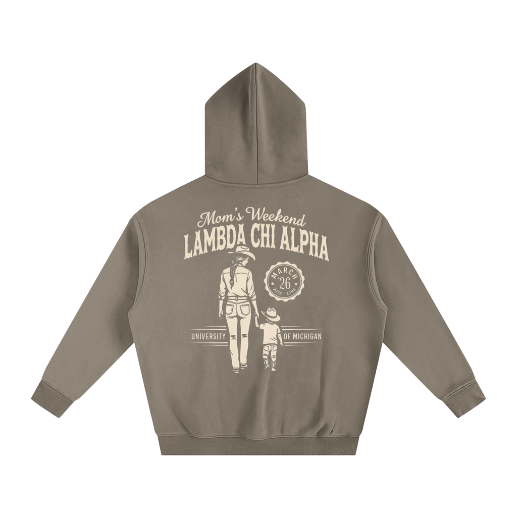 LXA Mom's Weekend Heavyweight Fleeced Hoodie
