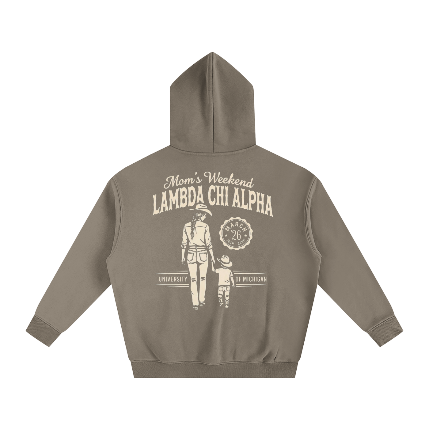 LXA Mom's Weekend Heavyweight Fleeced Hoodie