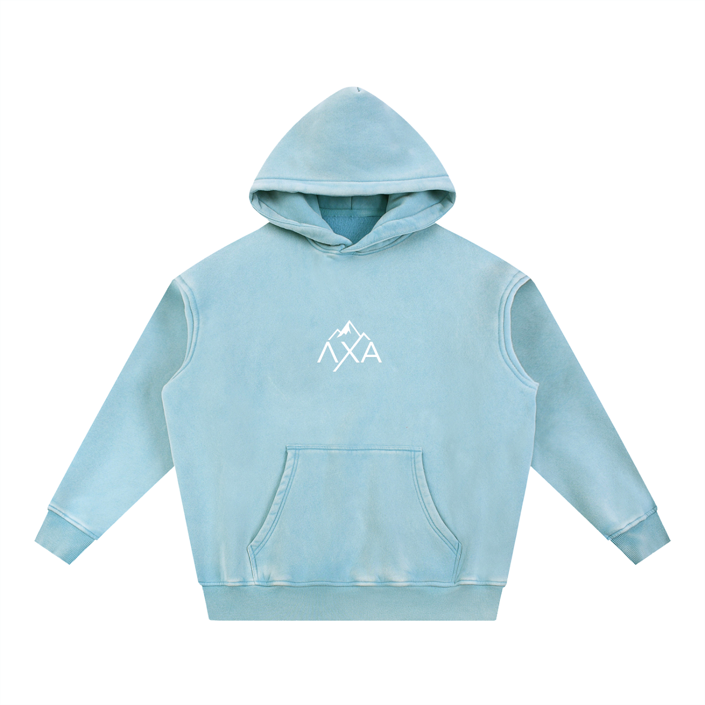 LXA Alphalanche Snow Wash Fleece Oversize Hoodie