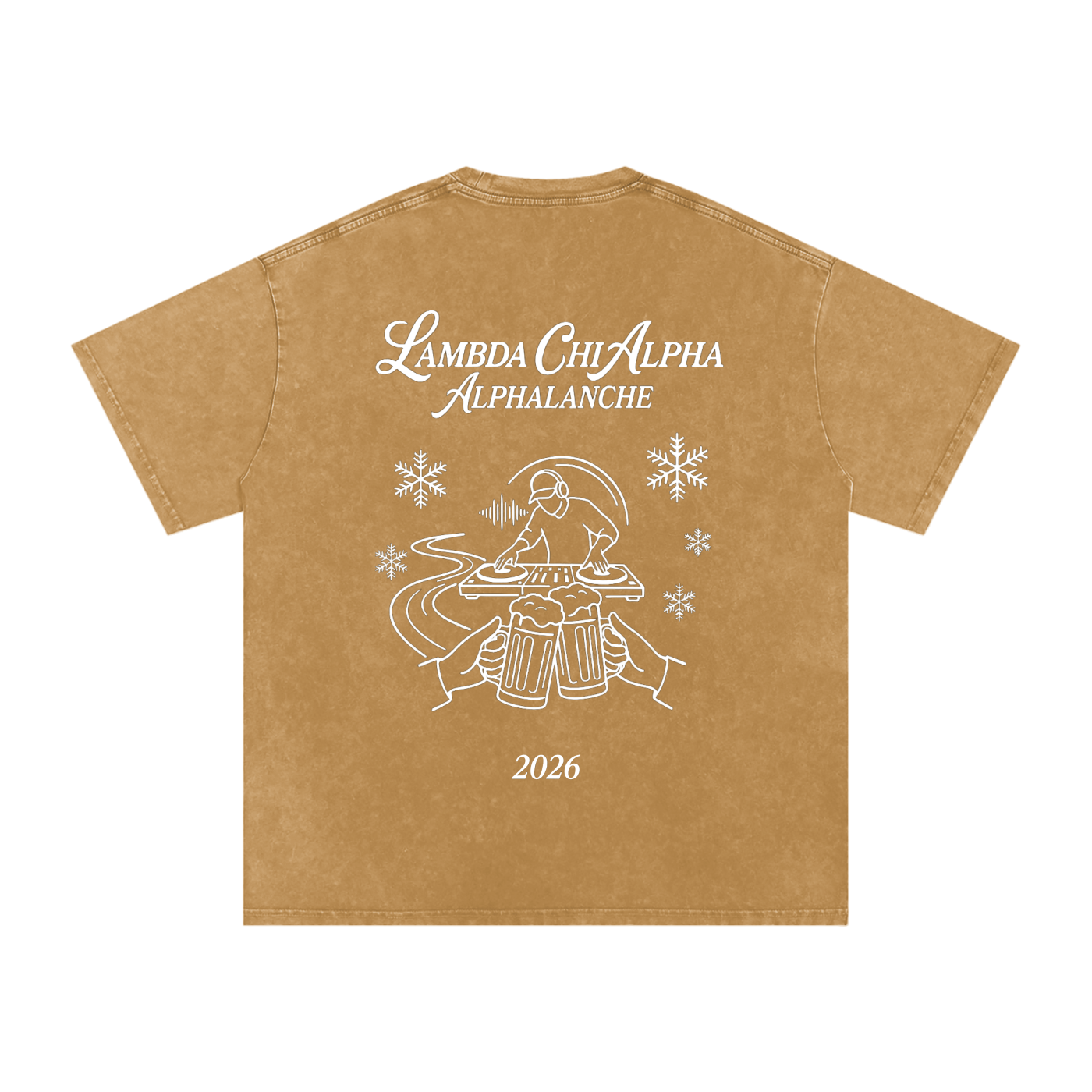 Alphalanche Snow Washed Oversized Cotton T-Shirt