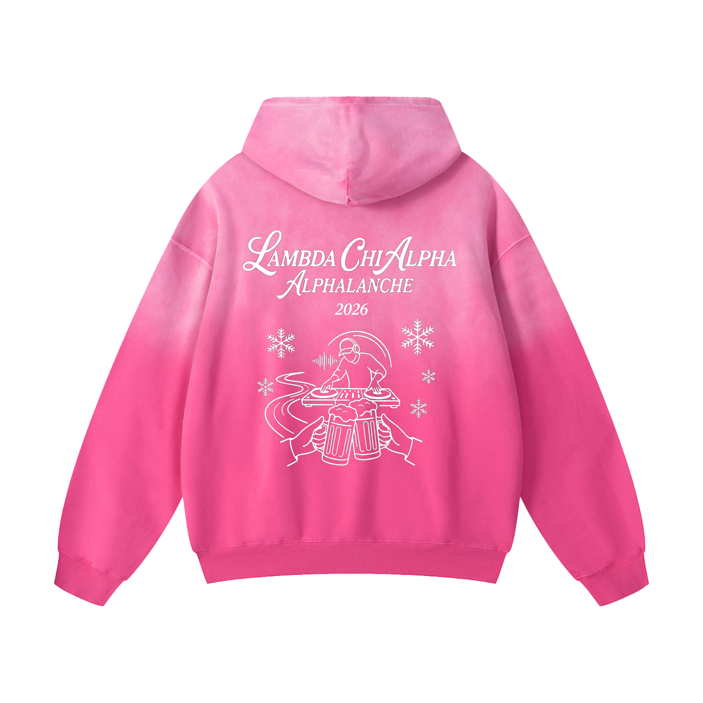 LXA Alphalanche Heavyweight Sunfade Oversized Hoodie