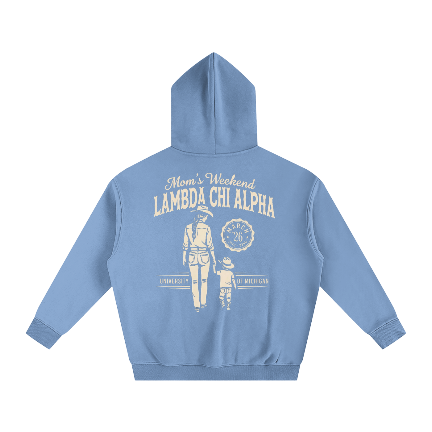 LXA Mom's Weekend Heavyweight Fleeced Hoodie