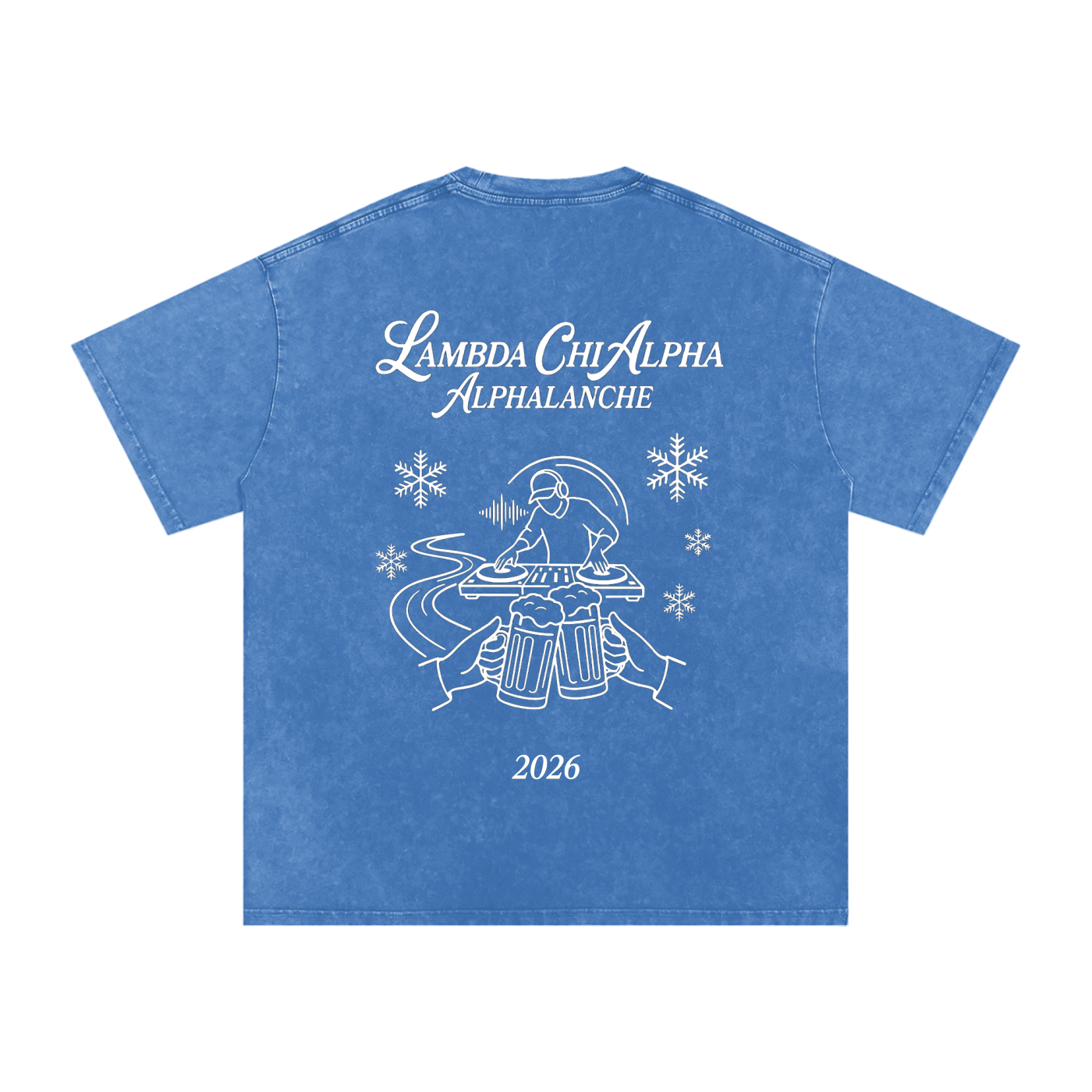 Alphalanche Snow Washed Oversized Cotton T-Shirt